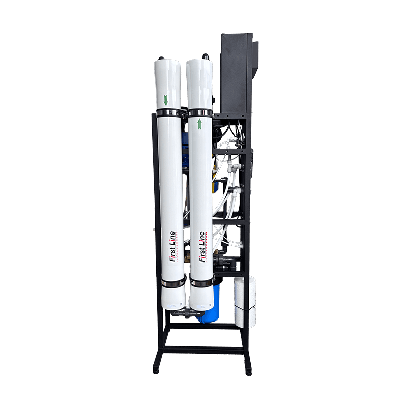 Система зворотного осмосу 500 л/год FLRO4-2ST, PRO 3300, Lowara 1HM16, Фарбована, Корпус 4040 скловолокно, Колба 10BB синя